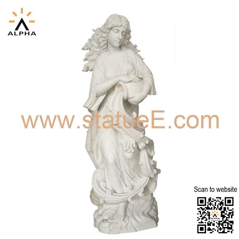 marble water statue